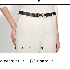 New Salvatore Ferragamo reversible belt